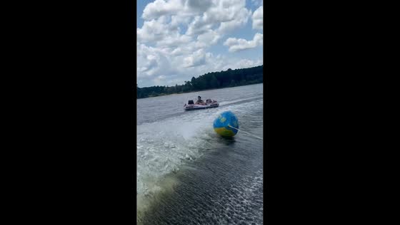 Boy falls from inflatable tube while water tubing in Jefferson, USA