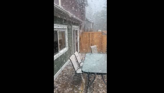 Intense hailstorm hits Central Ottawa: golf ball sized hail pummels the city for 5 minutes!