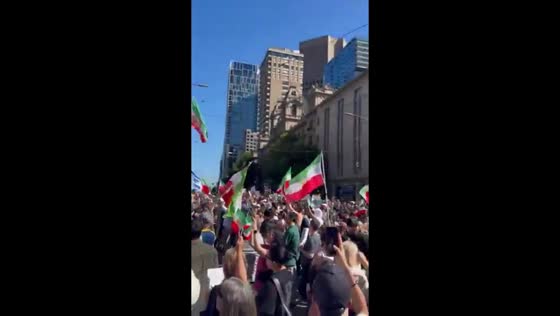 Solidarity rally calls for change at Parliament House in Melbourne, Victoria, Australia