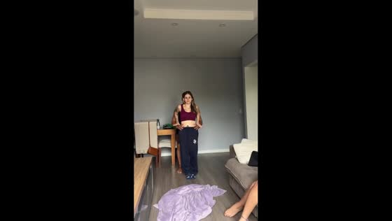 Cheerleading lift mishap inside home in São Paulo, Brazil