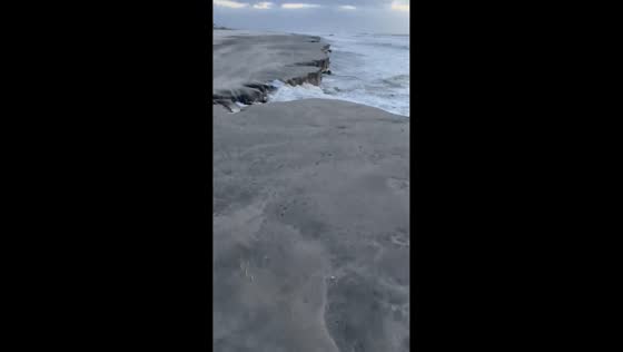 Powerful September nor’easter causes severe beach erosion in New Jersey, USA