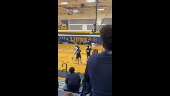Missed shot during a basketball game in Dallas, Texas, USA
