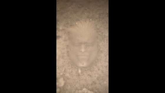 Surprised by snow doppelgänger in Crans-Montana, Switzerland