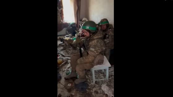 Ukrainian soldiers find respite amidst tensions: sheltering in the face of conflict near Bakhmut