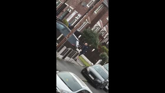 Man smashes parked vehicles with hammer in Manchester, England