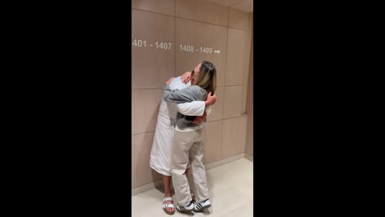 Daughter surprises father on 60th birthday in Toronto, Ontario, Canada