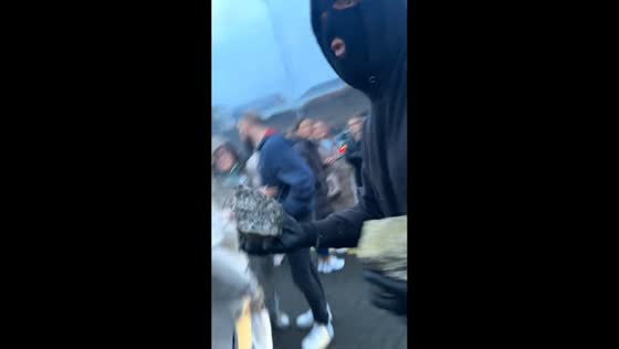 Man caught throwing stones amid protest disorder in Ballymena, Ireland