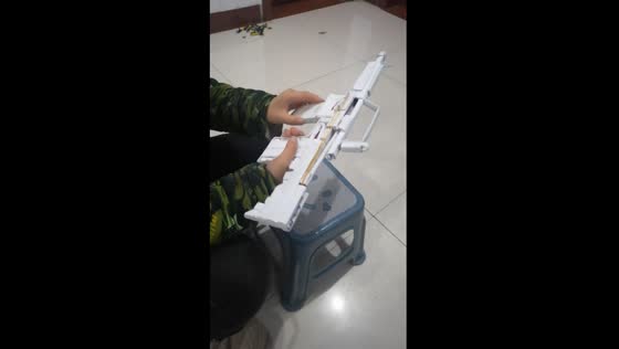 Paper gun wows: nephew's craftsmanship stuns with firing bullet