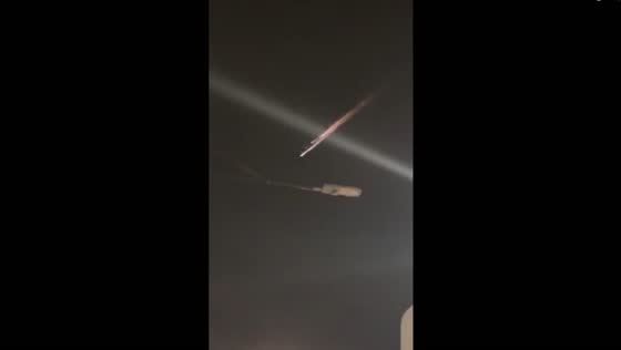 Mysterious nighttime spectacle: enigmatic lights spark meteor shower speculation