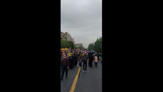 Solidarity march for Gaza: Iranians rally to support Palestinians amid ongoing conflict