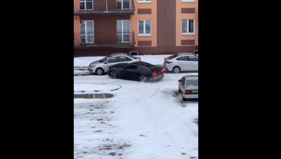 Driver in Kholmogorovka damages parked cars before arrest