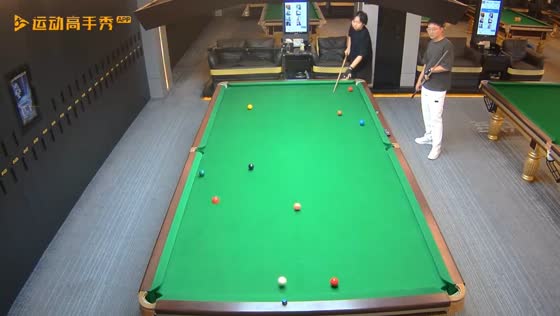 Billiard ball flies into pocket during game in Guangdong, China