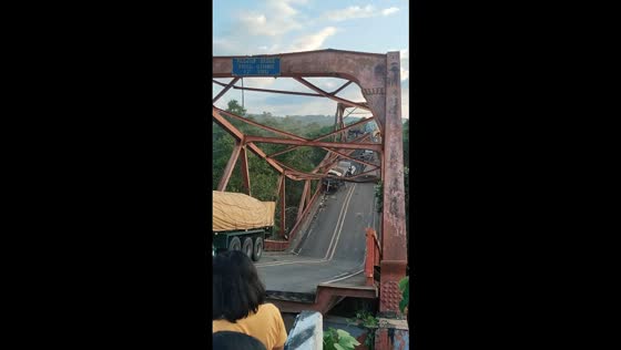 Piggatan Bridge collapses in Alcala, Cagayan, Philippines