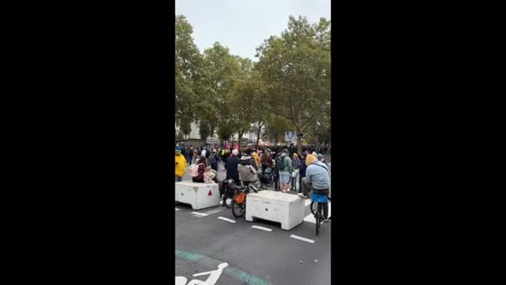 Thousands join counter-protest against National Rally congress in Orléans, France