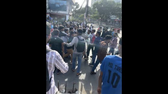 Student protests in Dhaka over quota system dispute