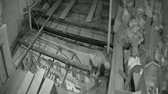 Attic floor collapse sends worker crashing into store in Villeta, Colombia