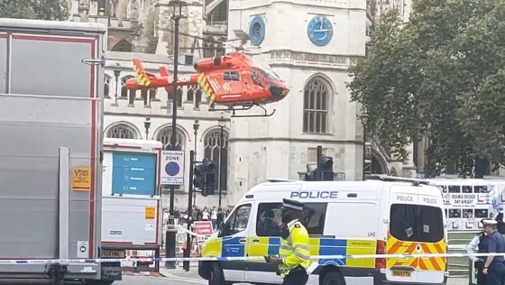 Cyclist airlifted after collision with lorry in London 