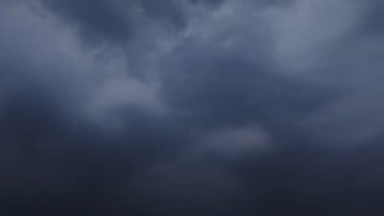 Dark monsoon storm clouds blanket the sky over in Lahore, Punjab, Pakistan