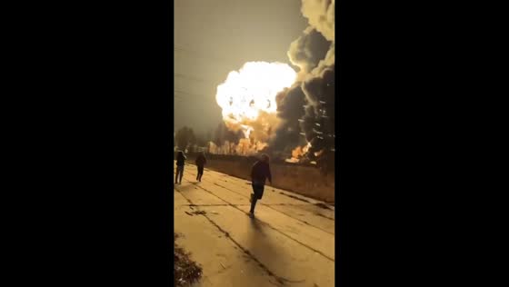Explosions and fires strike oil refinery and power plant in Ryazan, Russia