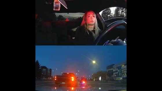 Truck nearly runs motorcycle off road, chased after incident in Mississauga, Ontario, Canada