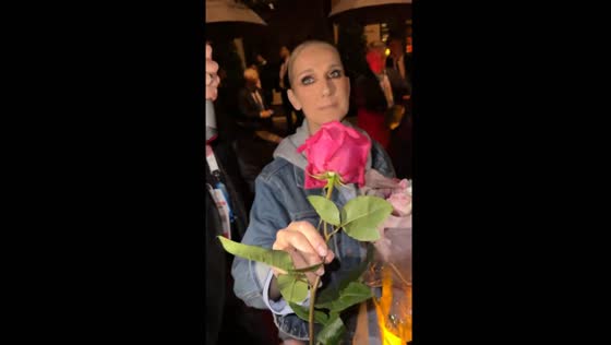 Fan gifts rose to Celine Dion after Paris Olympics 2024 opening ceremony performance