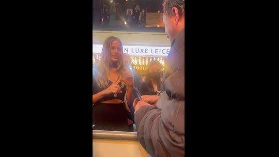 Genuine connection: Margot Robbie's heartwarming sign language interaction in London