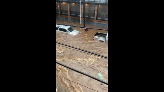 Devastating floodwaters turn Luque streets into rivers