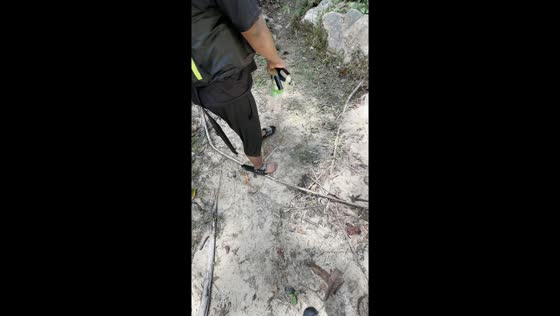 Hiker's slip causes laughs during Royal Belum adventure