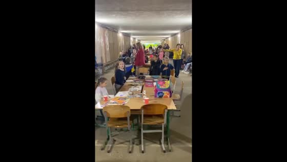 Kharkiv students begin school year in metro and underground facilities amid ongoing conflict