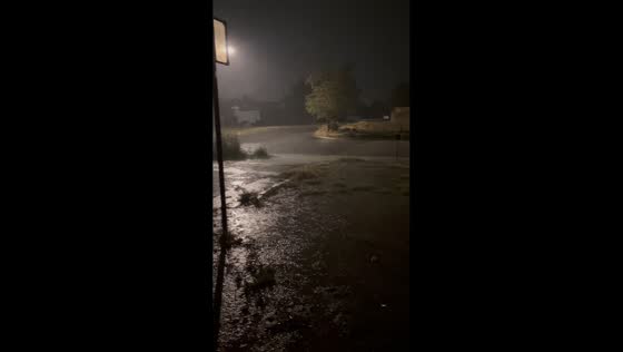 Heavy rain leaves streets waterlogged as Hurricane Polo moisture reaches Roswell, USA