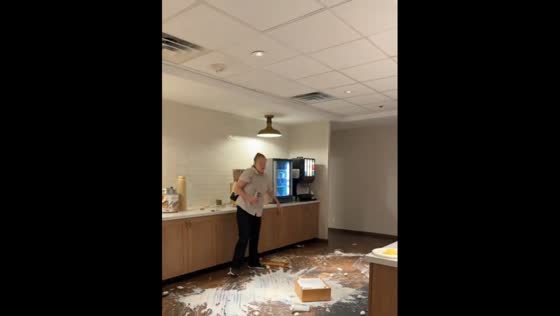 Fired hotel employee causes outburst in Denver, Colorado, USA
