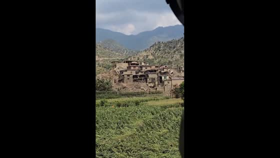Aerial view reveals earthquake devastation in Kunar, Afghanistan