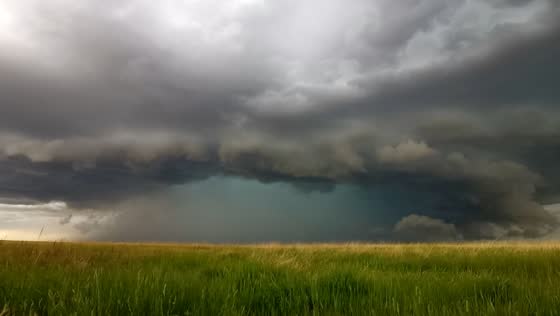 Time-lapse: supercell approaching Carter, Montana, USA
