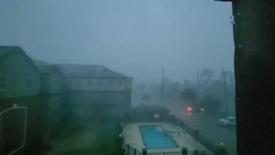 Unprecedented storm strikes Houston: intense rain and thunderstorm causes total blackout