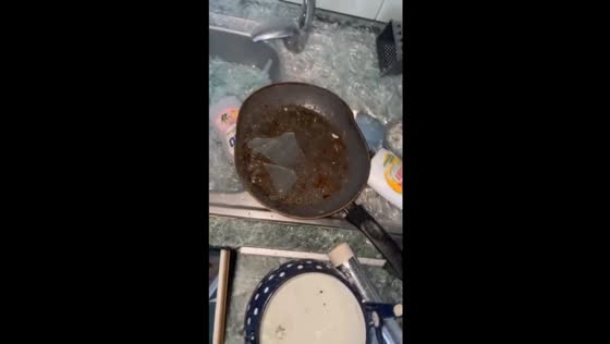 Missile strike ravages Kyiv resident's apartment 