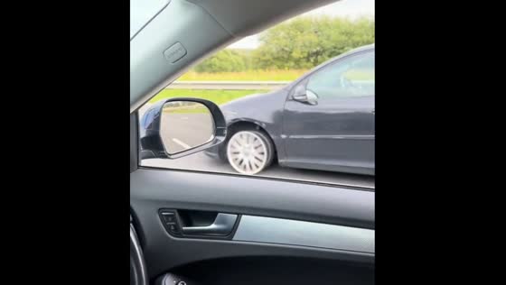 Driver in Burnley, UK arrested after driving without front tire