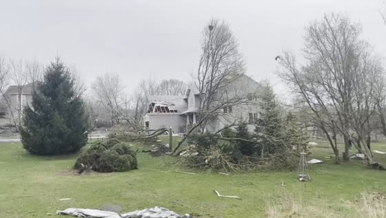 Tornado causes significant damage in southeast Rochester, Minnesota, USA