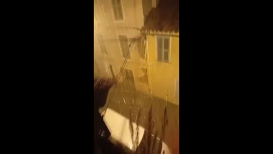 Severe flood hits La Seyne-sur-Mer during storm in Var, France