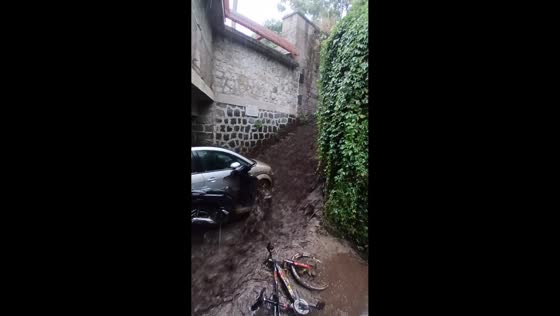 Severe flash flooding and mudslides sweep through Castellammare di Stabia, Italy