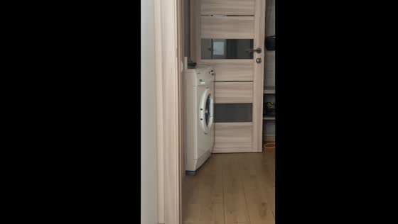 Runaway washing machine! appliance makes mysterious move in Kyiv home