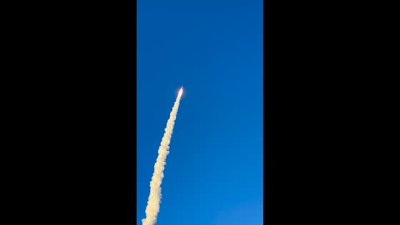 Artemis II rocket launches from Kennedy Space Center in Florida, USA