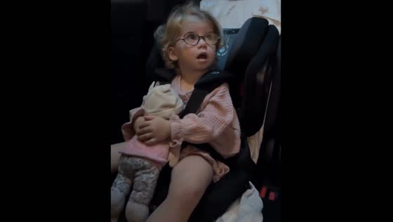 Toddler's car wash fascination caught on camera