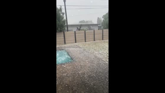 Massive hailstorm blankets Pretoria homes and streets in South Africa