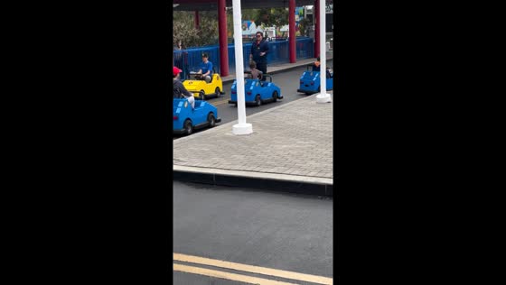 Menacing child driver nearly collides with a person in San Diego