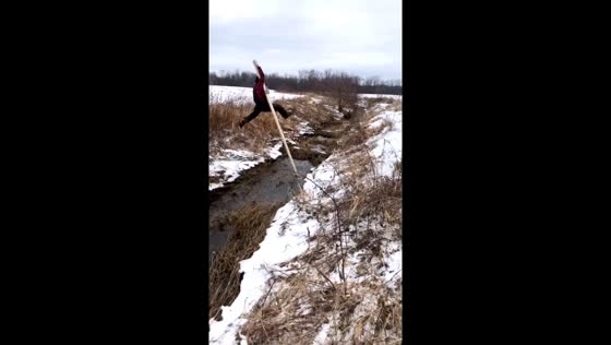 Jump challenge gone wrong in Stratford, Canada