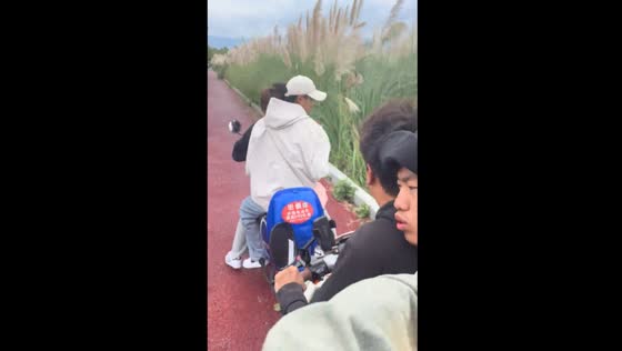 Motorcycle collision in Yunnan Province
