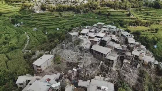 Colossal destruction after earthquake in Kunar, Afghanistan