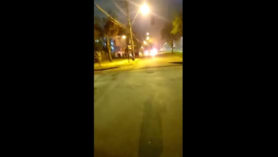 Chaos erupts on Yelcho Street: dramatic shootout during 50th anniversary of coup commemoration in Santiago, Chile