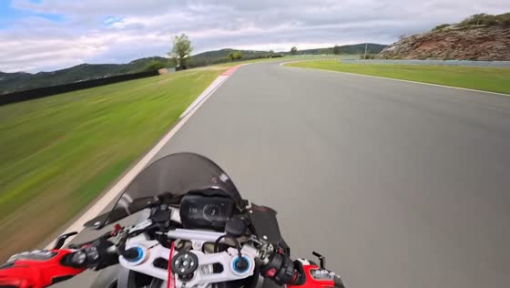 Motorcyclist slides off circuit after losing control in Grobnik, Croatia