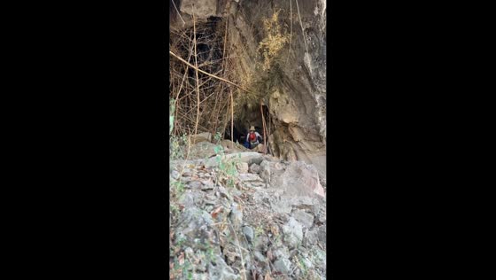 Visitor sprains ankle on uneven path near cave in Chiang Mai, Thailand